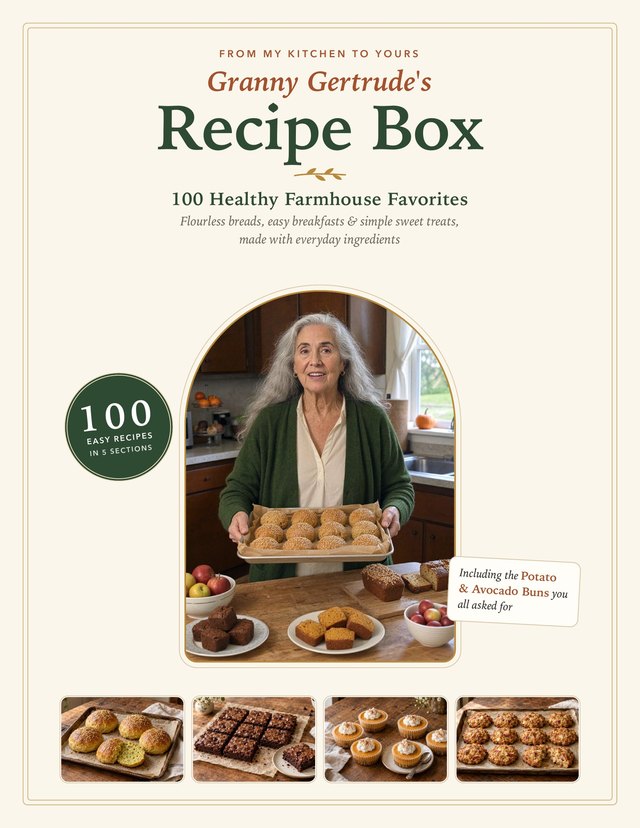 Cover of Granny Gertrude’s Recipe Box: 100 Healthy Farmhouse Favorites